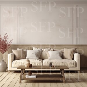 Rustic Farmhouse Living Room Wall Art Mockup 58