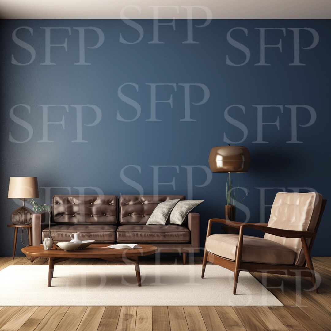 Mid Century Modern Living Room Wall Art Mockup 135 - Etsy