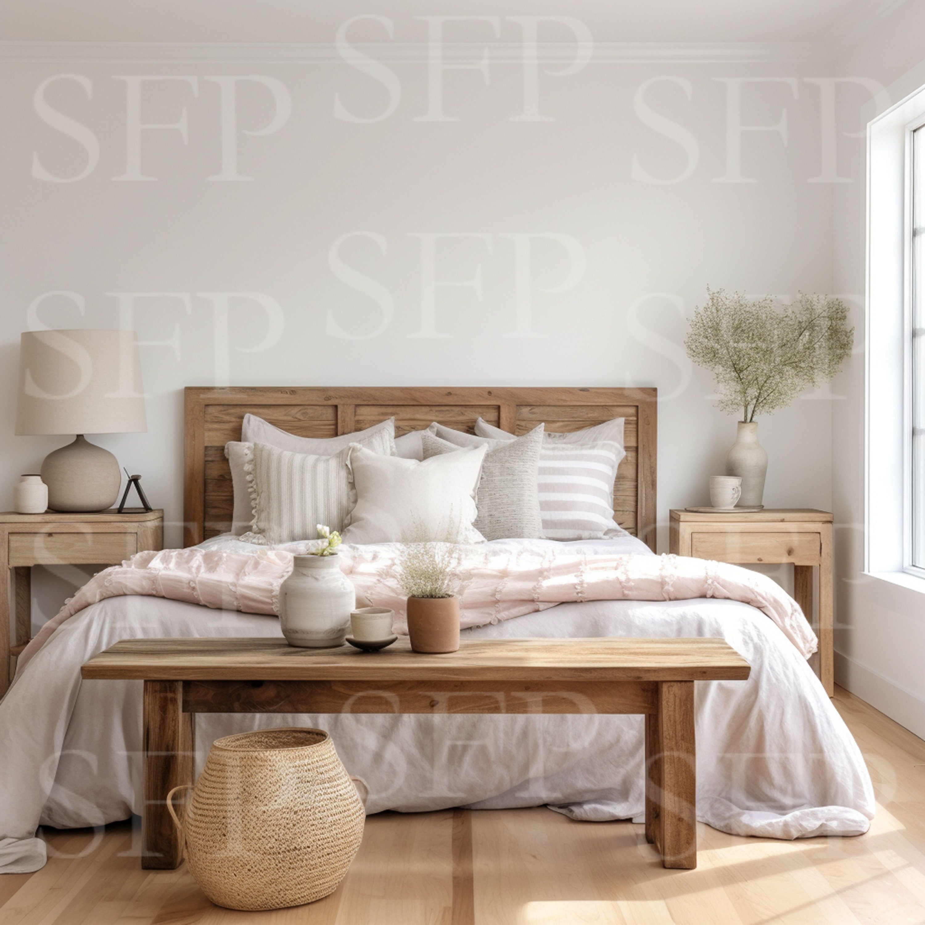 Rustic Farmhouse Bedroom Wall Art Mockup 35 - Etsy
