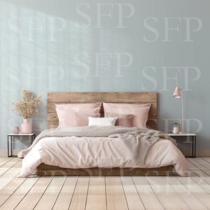 Rustic Farmhouse Bedroom Wall Art Mockup 31
