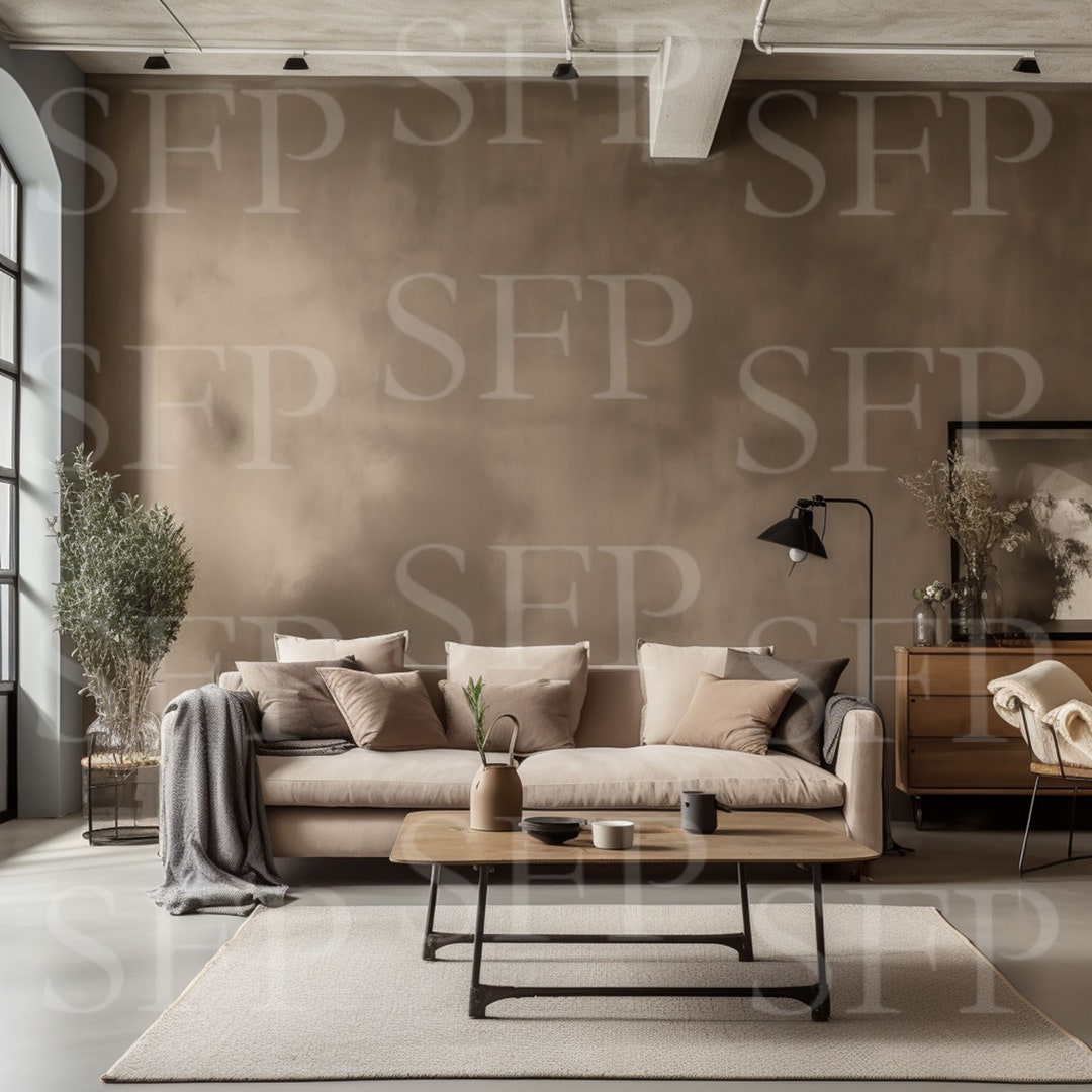 Industrial Farmhouse Living Room Wall Art Mockup 03 - Etsy