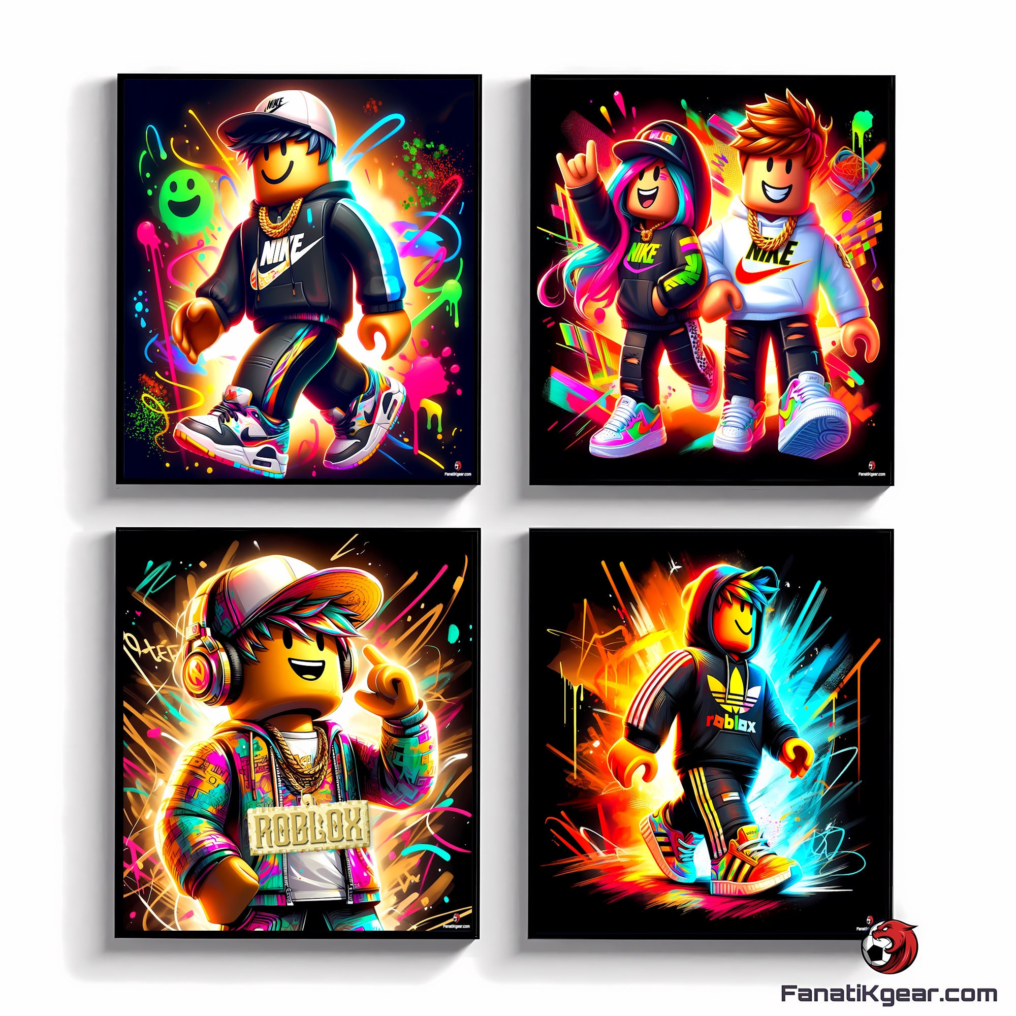 Roblox Bundle Poster, Roblox Digital Print, Roblox Bundle Svg, Roblox ...
