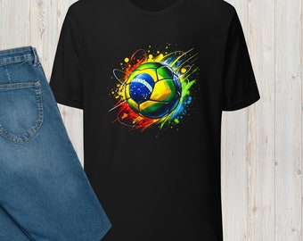 Unisex Brazil Canary Squad T-shirt | Brazil Shirt Futbol Tee|Soccer Mom Shirt|Campeonato| Brazilian soccer Jersey| Brazil Football | futebol