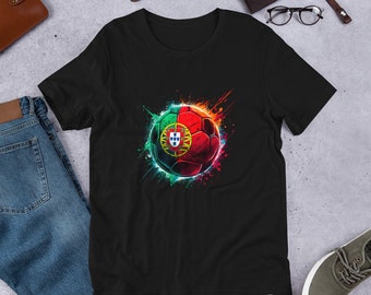 Unisex Portugal Soccer t-shirt |  Portugal Shirt soccer Tee | Soccer Mom Shirt | Soccer Gift | Girl and Boy soccer Shirt| Futebol