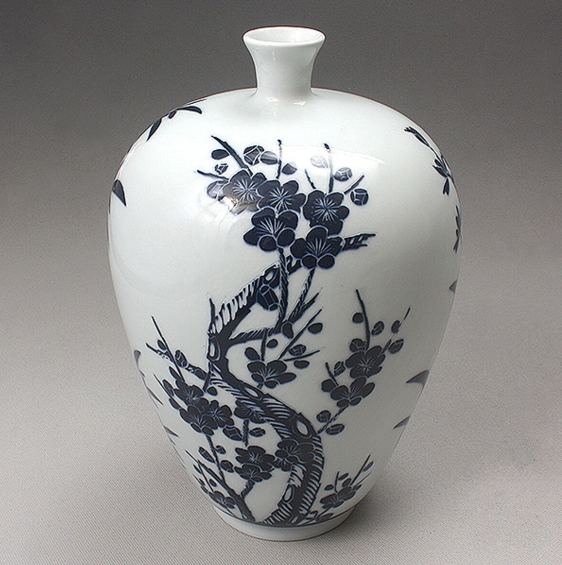 Handmade Korean Ceramic Vase of Four Gracious Plants Asian Etsy