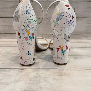 Hand Painted Disney Heels