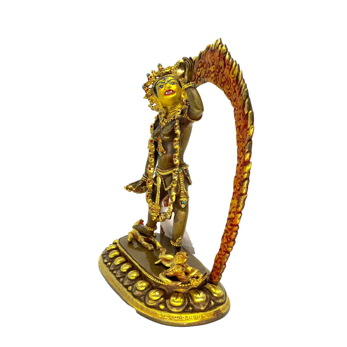 Genuine 9 inches high Vajrayogini statueGold gilded pure Etsy