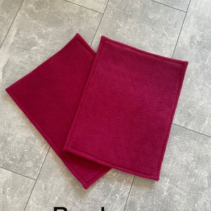Tapis absorbants pour cobayes, accessoires pour petits animaux doublés en polaire, étanches image 4