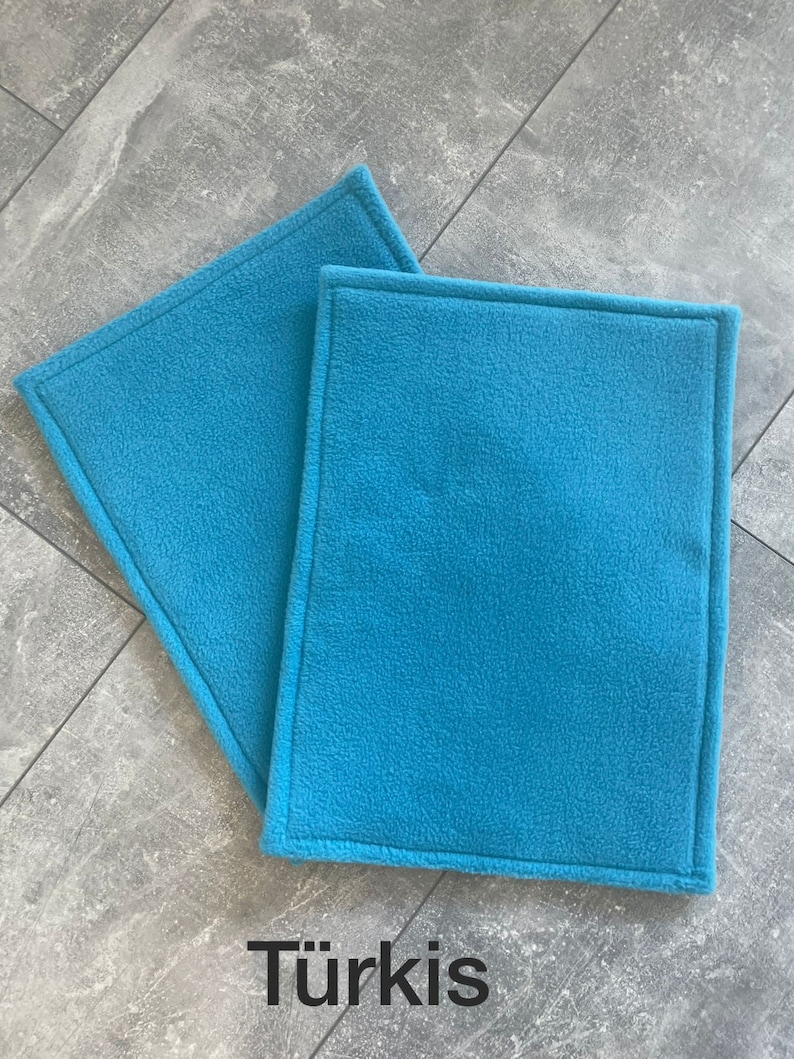 Tapis absorbants pour cobayes, accessoires pour petits animaux doublés en polaire, étanches image 10