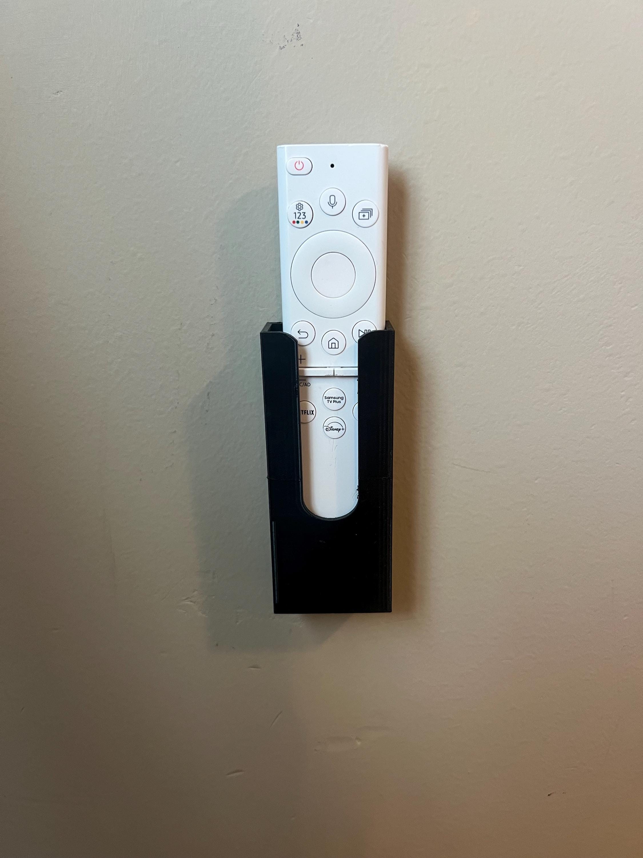 Wall Mounted TV Remote Holder- Works With Thin Remotes - Etsy