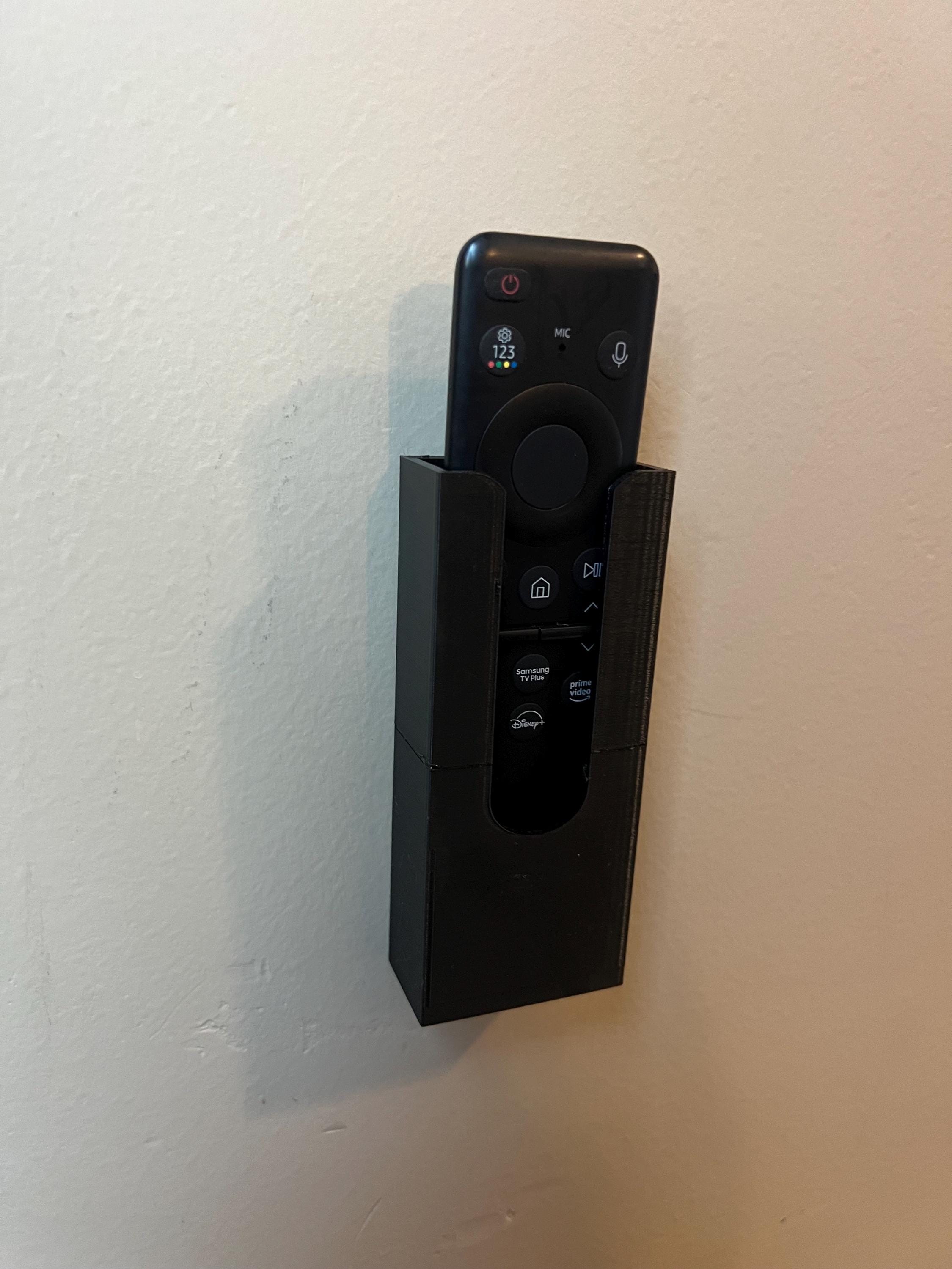 Wall Mounted TV Remote Holder- Works With Thin Remotes - Etsy