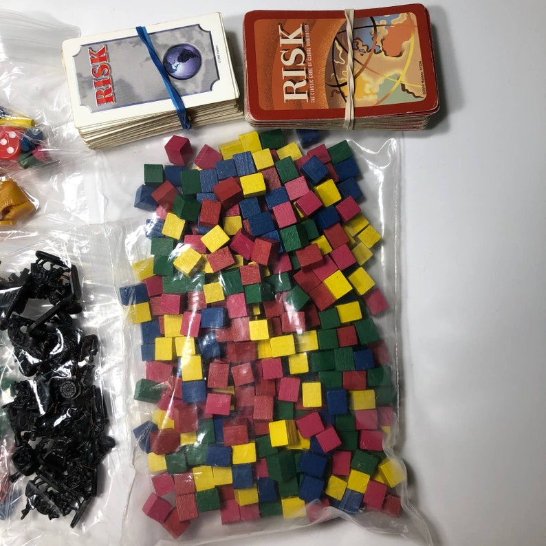 Vintage Hasbro Risk Game mixed lot Replacement Pieces