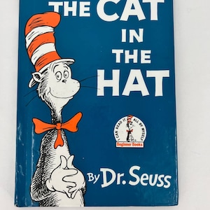 The Cat in the Hat Dr. Seuss 1985 Hard Cover I Can Read It Beginner Book Edition