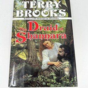 The Druid of Shannara by Terry Brooks 1991 First Edition HC DJ Book 2 Heritage