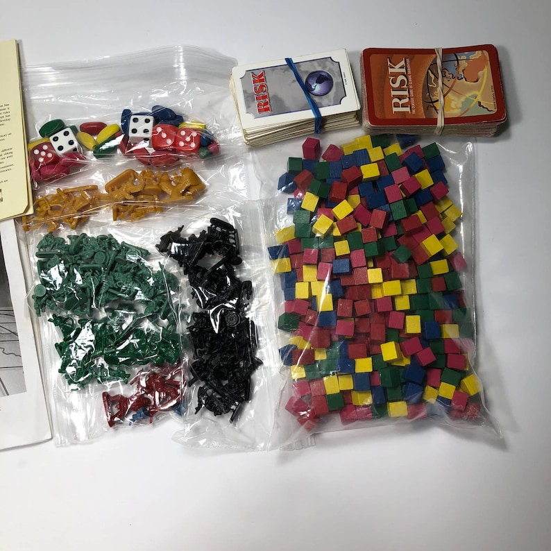 Vintage Hasbro Risk Game mixed lot Replacement Pieces
