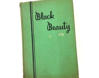 1937 Black Beauty Anna Sewell World Syndicate Publishing Co. HC ANTIQUE Book