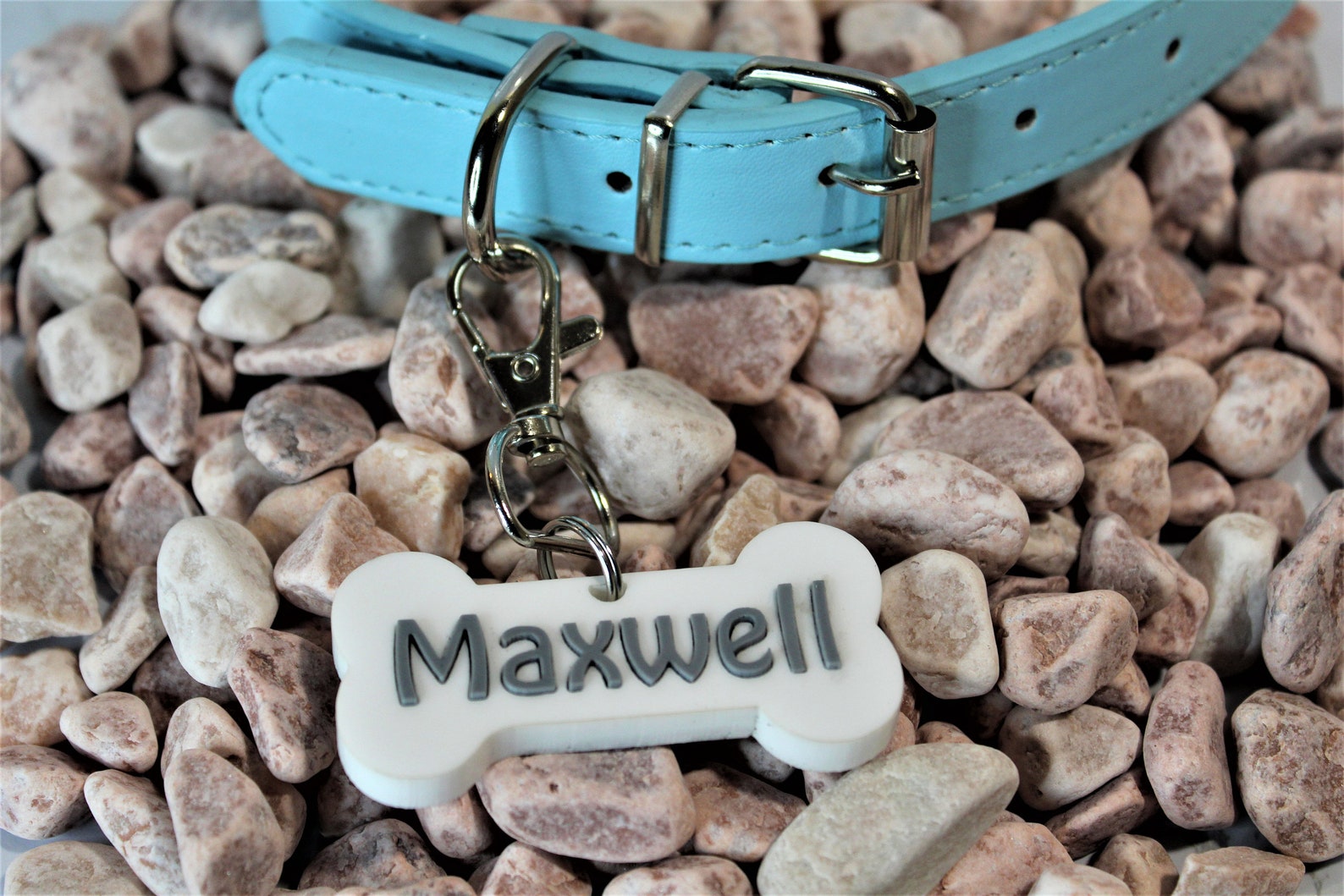 Custom Acrylic Dog Tag Personalized Dog Name Tag Dog ID Name Etsy