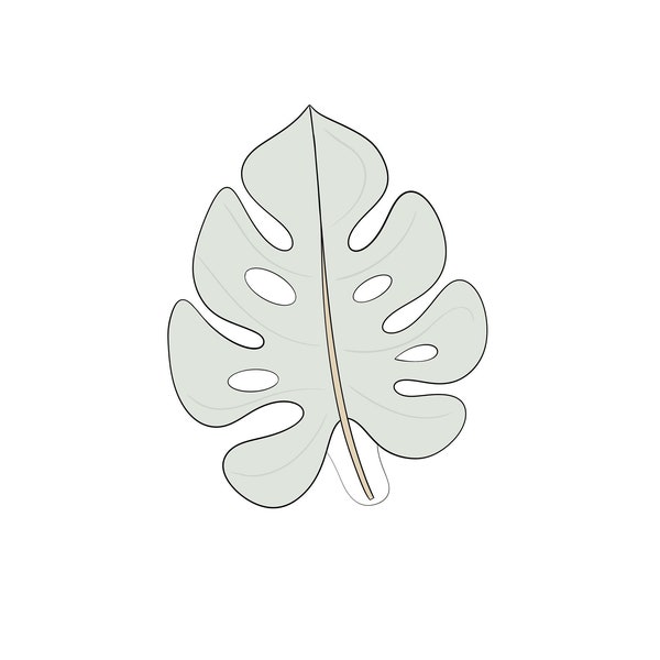 Palm Leaf 2 Cookie Cutter