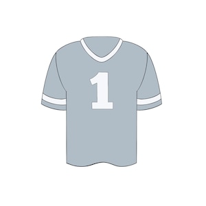 Football Jersey Cookie Cutter