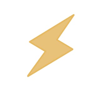 Lightning Bolt Cookie Cutter