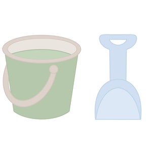 Shovel or Bucket Cookie Cutter