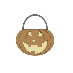 Pumpkin Candy Pot Cookie Cutter