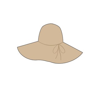 Cortador de biscoitos para chapéu de praia