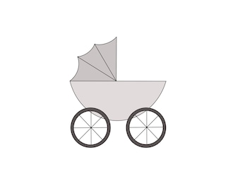 Baby Stroller Cookie Cutter