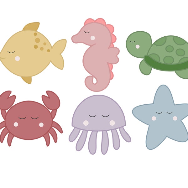 Sea Animals Cookie Cutters