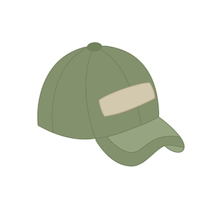 Baseball Cap 2 Cookie Cutter