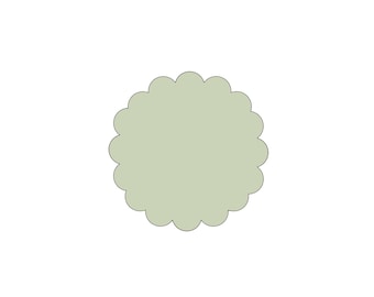 Scalloped Circle Cookie Cutter
