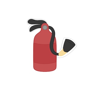 Fire Extinguisher Cookie Cutter