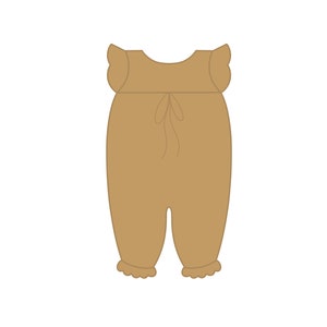 Girl Romper Cookie Cutter