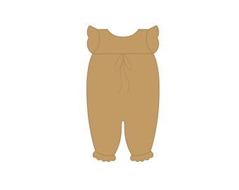 Girl Romper Cookie Cutter
