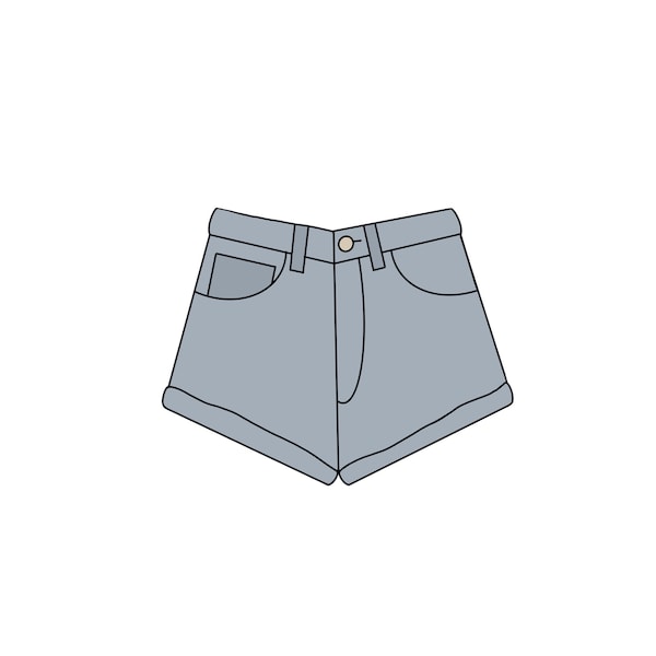 Denim Shorts Cookie Cutter