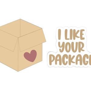 I Like Your Package Valentine's Set Cookie Cutters