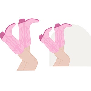 Cowgirl Legs or Cowgirl Legs Plaque Cookie Cutter