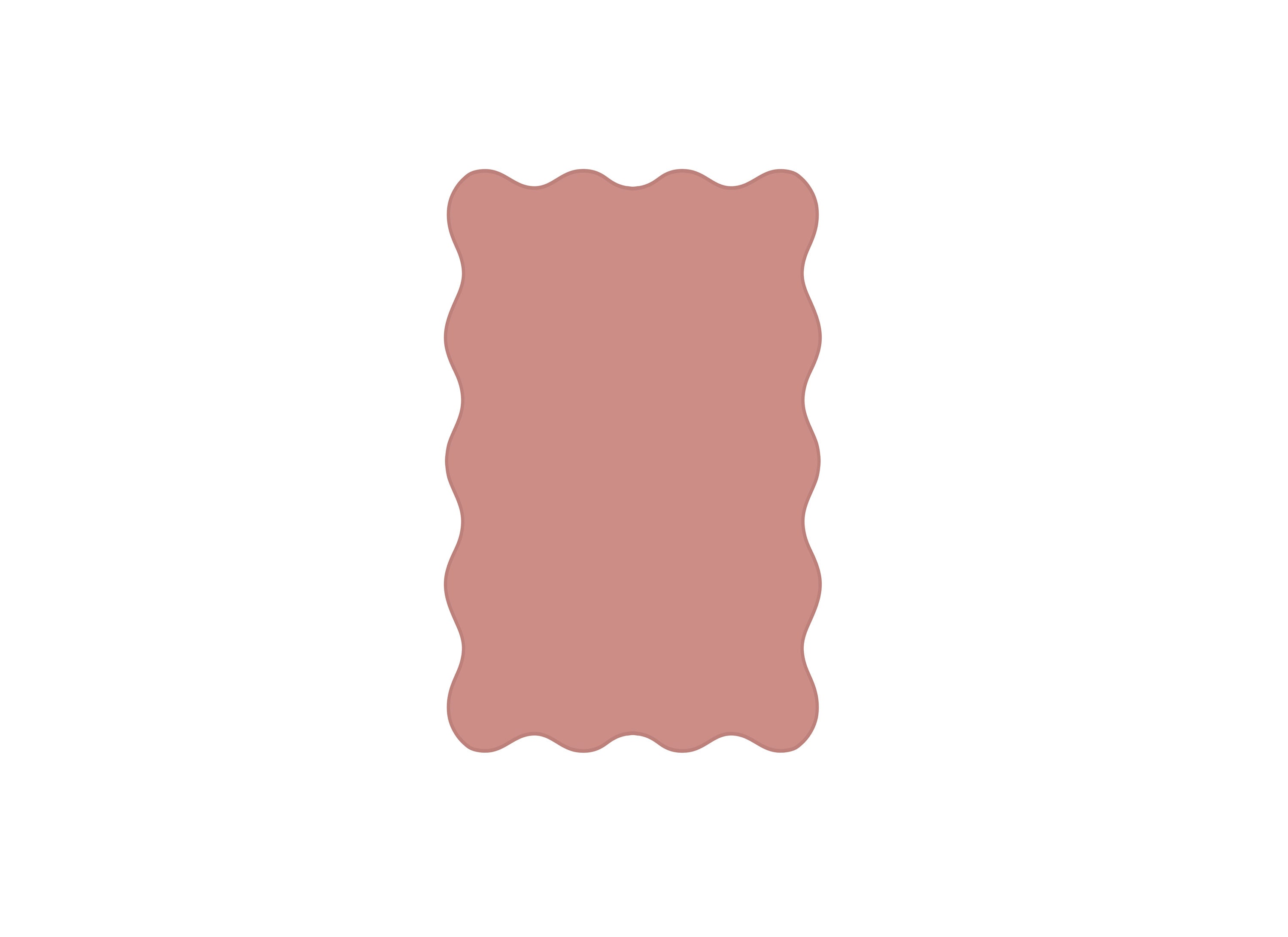 Squiggly Rectangle Cookie Cutter
