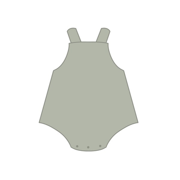 Baby Overall Onesie Cookie Cutter