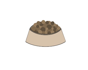 Pet Food Bowl Cookie Cutter