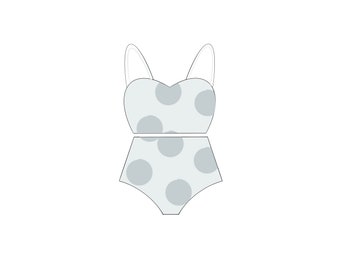 2 Piece Swim Suit Cookie Cutter