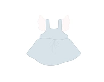 Ruffle Dress Cookie Cutter