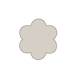 Flower Plaque Cookie Cutter