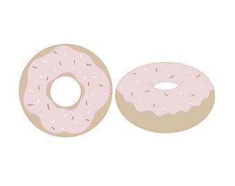 Donut 1 oder 2 Ausstechform