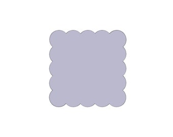 Scalloped Square Cookie Cutter