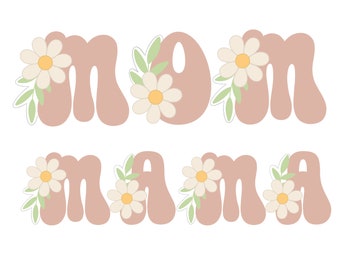 Mom or Mama (M, O, and/or A) Cookie Cutter