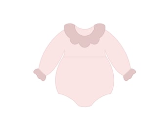 Long Sleeve Onesie Cookie Cutter