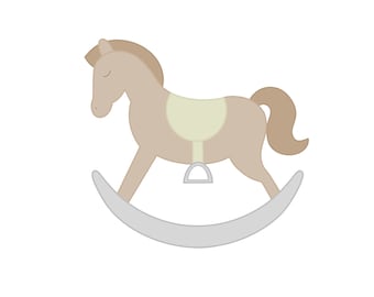 Rocking Horse Cookie Cutter