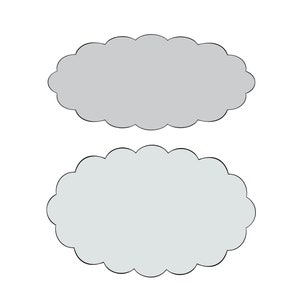 Scalloped Oval 1 or 2 Cookie Cutters