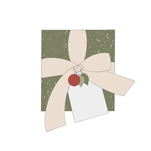 Present with Bow and Tag Cookie Cutter